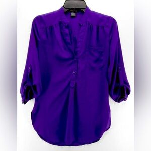 New Liberty Love Tops | Blouse | Color: Purple | Size XL